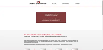 Screenshot of Werner Hermann GmbH