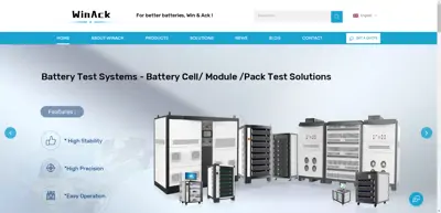 Screenshot of Xiamen WinAck Battery Technology Co., Ltd.