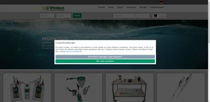 Screenshot of Windaus-Labortechnik GmbH & Co. KG