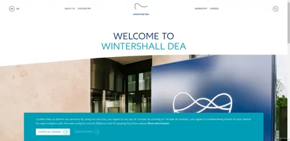 Screenshot of Wintershall Holding GmbH