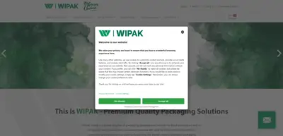 Screenshot of Wipak Walsrode GmbH & CO. KG