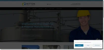 Screenshot of Witton Chemical Co Ltd