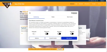 Screenshot of WKS Winter Kommunikation + Software GmbH