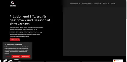 Screenshot of Gabler GmbH + Co. KG