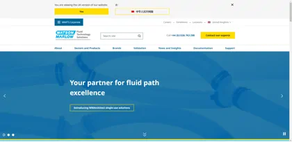Screenshot of Watson-Marlow GmbH