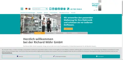 Screenshot of Richard Wöhr GmbH