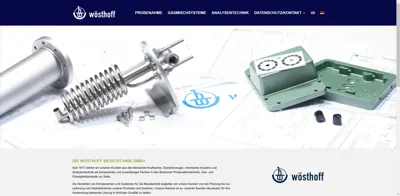 Screenshot of Heinrich Wösthoff Messtechnik GmbH