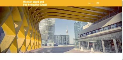 Screenshot of Wolman Wood and Fire Protection GmbH