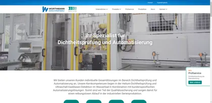 Screenshot of MACEAS GmbH