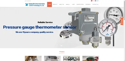 Screenshot of Nanjing Yunlian Electric Co., Ltd.