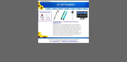 Screenshot of ZD Instrument Co.