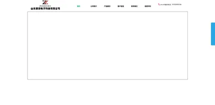 Screenshot of Shandong Zhanyue Electronic Technology Co., Ltd.